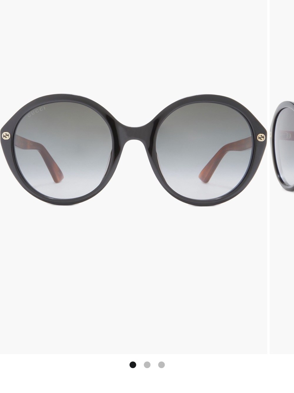 Gucci Round 55mm Sunglasses - Picture 2 of 12